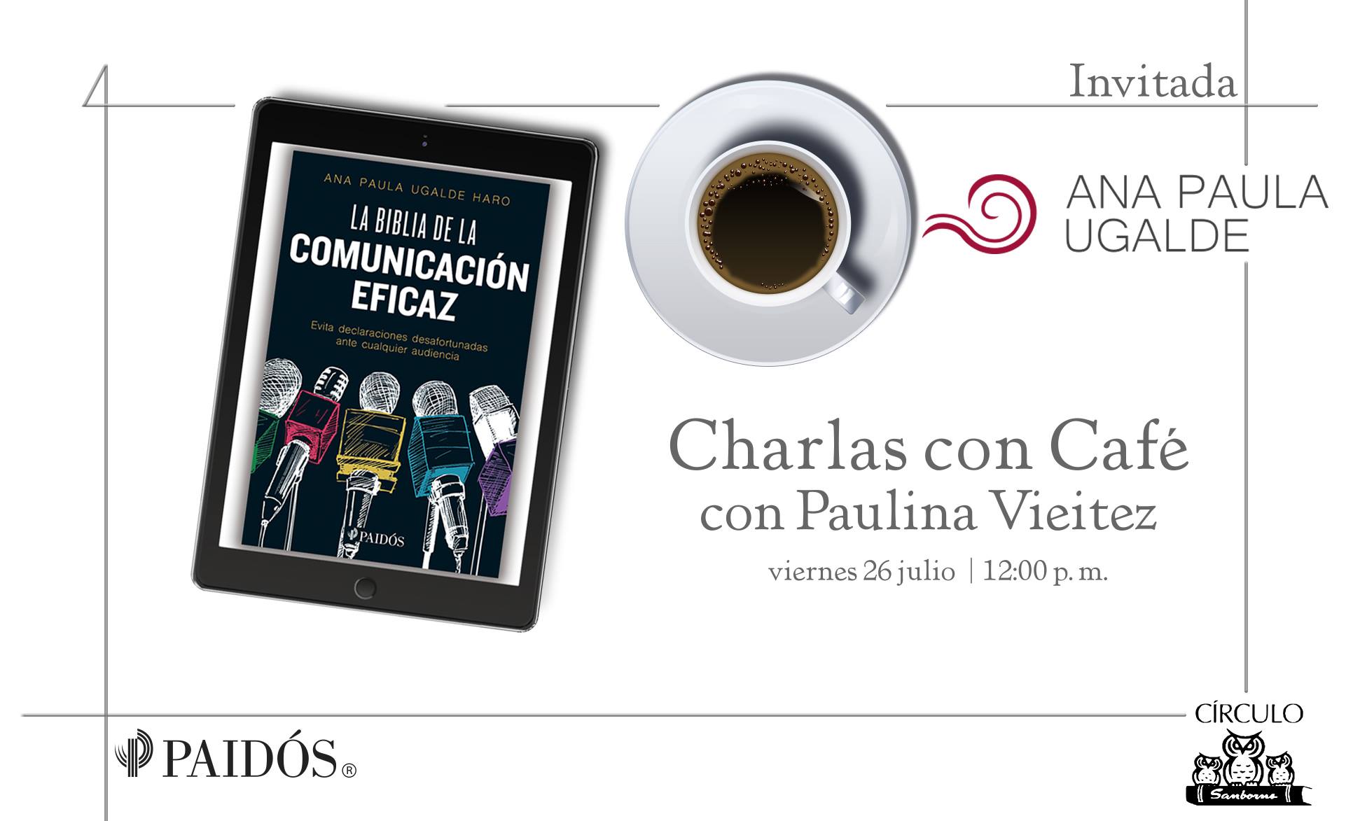 Charlas con Café, con Paulina Vieitez