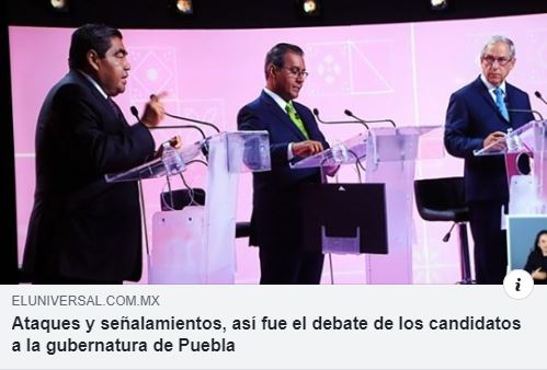 Debates político de Puebla